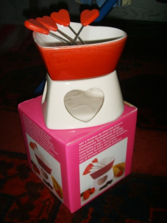 Romantic choco fondue