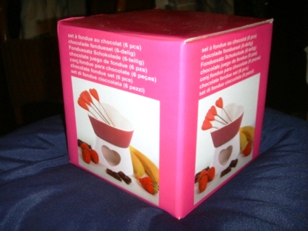 Romantic choco fondue